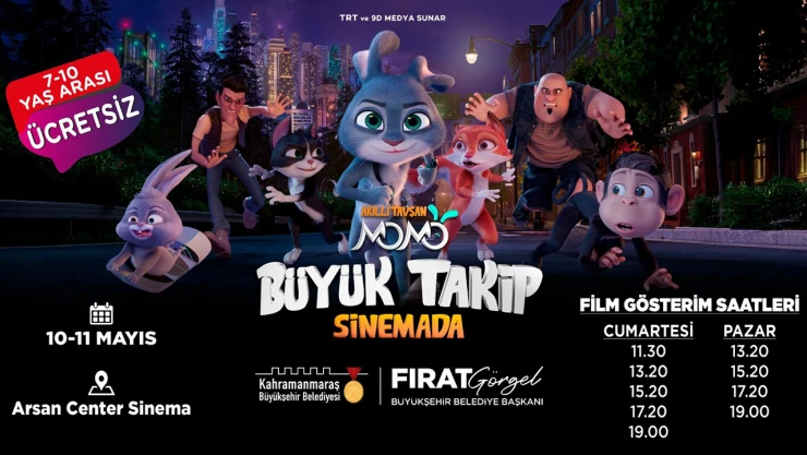 Akıllı Tavşan Momo filmi minik izleyicilerle buluşuyor