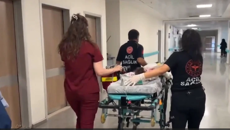 Ambulans uçak down sendromlu bebek için havalandı