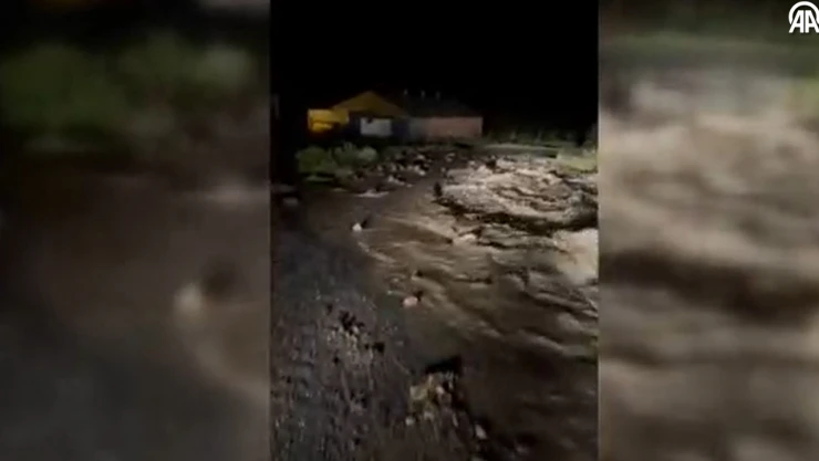 Ardahan'da sel, 2 köy hasar gördü