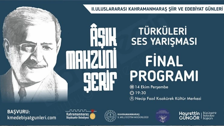 Âşık Mahzuni Şerif Ses Yarışması'nda final heyecanı yaşanıyor