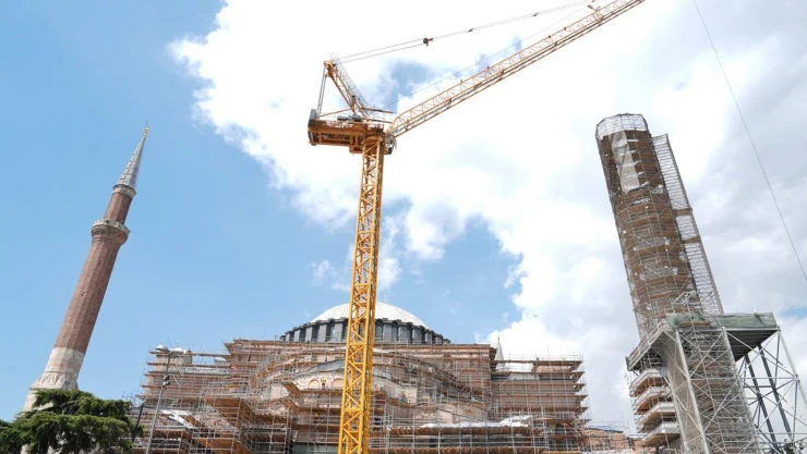 Ayasofya'da büyük koruma seferberliği