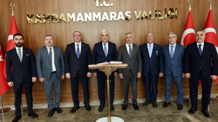 Azerbaycan'dan gelen heyet Kahramanmaraş'ta