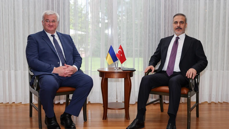 Bakan Fidan, Ukraynalı mevkidaşı Sybiha ile bir araya geldi