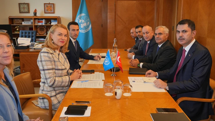 Bakan Kurum, BM Habitat İcra Direktörü ve Unece İcra Direktörü ile görüştü