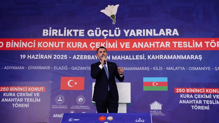 Bakan Kurum, Kahramanmaraş'ta konuştu!