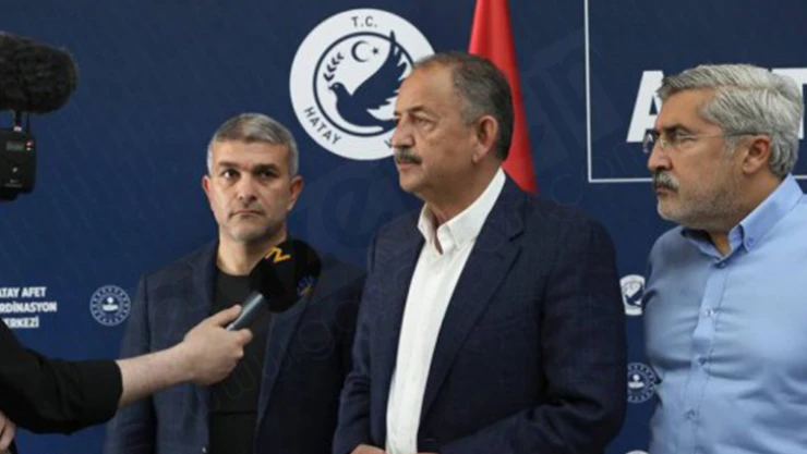 Bakan Özhaseki, deprem bölgesinde incelemelerde bulundu