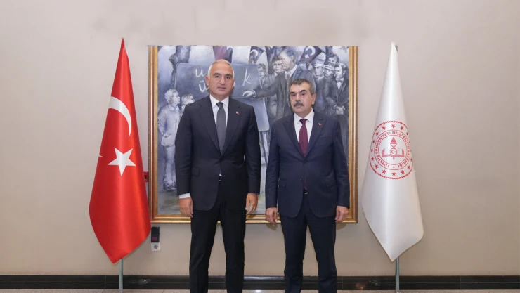 Bakan Tekin, Bakan Ersoy'la bir araya geldi