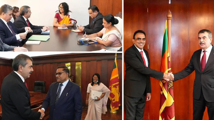 Bakan Tekin, Sri Lanka'da diplomatik temaslarda bulundu