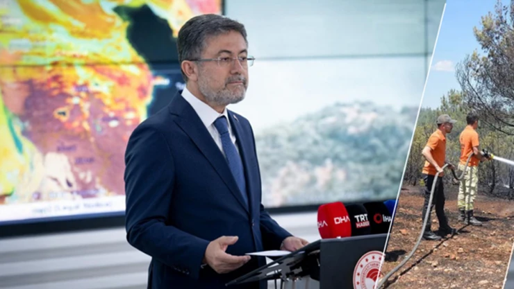 Bakan Yumaklı, 'son 24 saatte çıkan 55 yangının tamamı kontrol altına alındı'