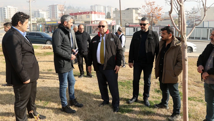 Başkan Akpınar'dan kocabaş konut alanında inceleme