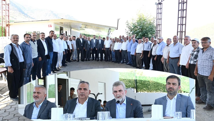 Başkan Fırat Görgel, muhtarlarla bir araya geldi