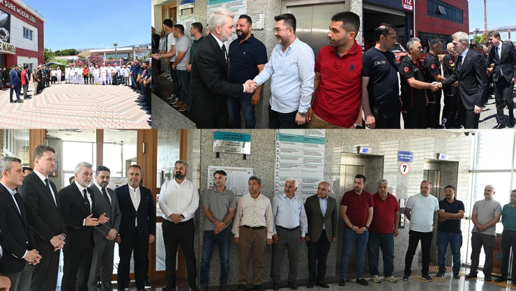 Başkan Görgel, belediye çalışanlarının bayramını tebrik etti