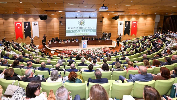 Başkan Görgel'den Türkiye Noterler Birliği Başkanı Alıcı'ya tebrik