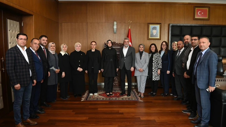 Başkan Görgel, Genel Başkan Yardımcısı Kaya'yı ağırladı