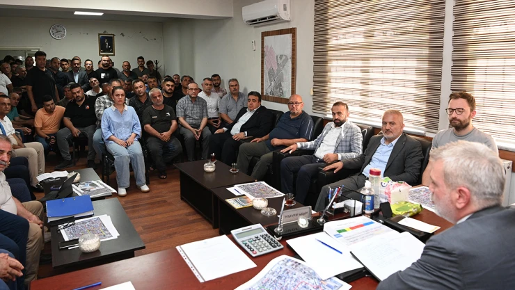 Başkan Görgel, sanayi sitesi esnafıyla bir araya geldi