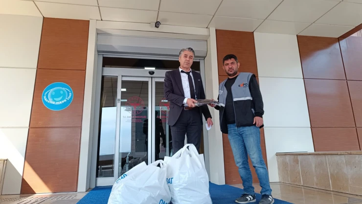 Başkan Mahçiçek, 14 Mart'ta sağlık ordusunu unutmadı