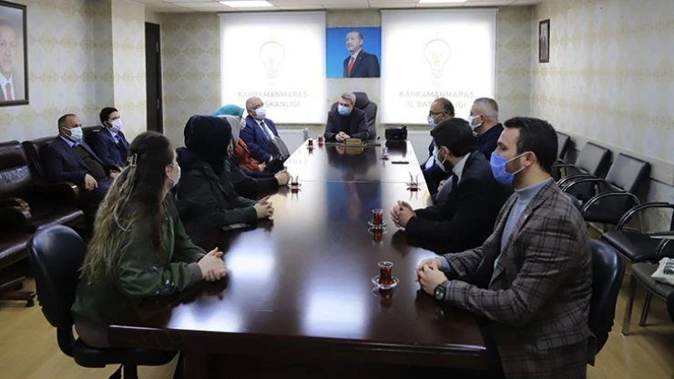 Başkan Mahçiçek'ten Fırat Görgel'e hayırlı olsun ziyareti