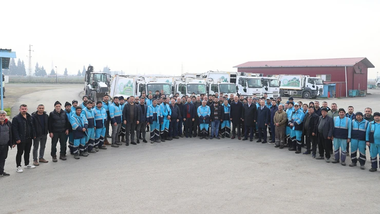 Başkan Okay, belediye çalışanlarıyla bir araya geldi