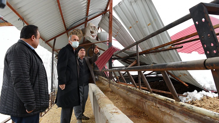 Başkan Okay'dan besicilik yapan vatandaşlara ziyaret