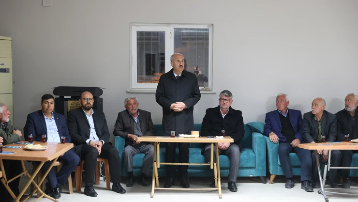 Başkan Okay, Dereköy ve Bulanık'ta vatandaşlarla bir araya geldi