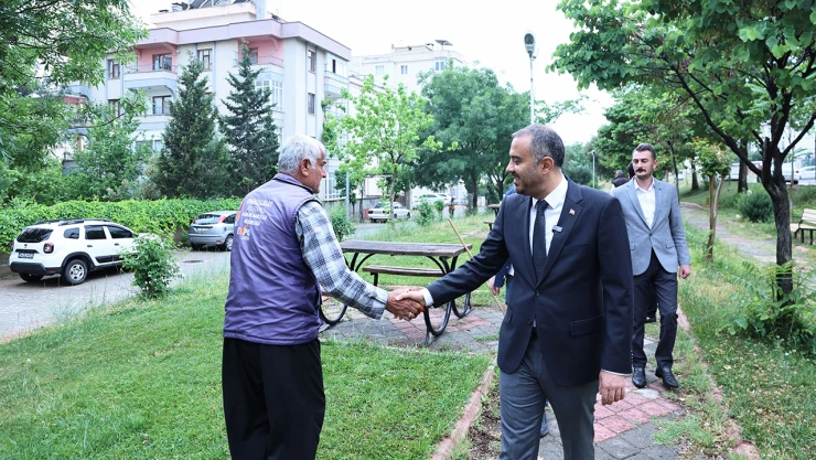 Başkan Toptaş, sahaya indi, çalışmaları yerinde inceledi