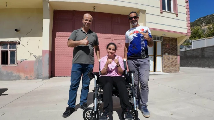 Bedensel engelli genç kızın, hayali gerçekleştirildi