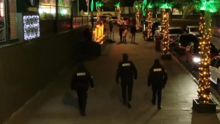 Bekçiler, halkın huzuru ve güvenliği için mesaide