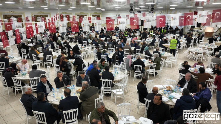 Birlik ve beraberlik sofrası Pazarcık'ta kuruldu