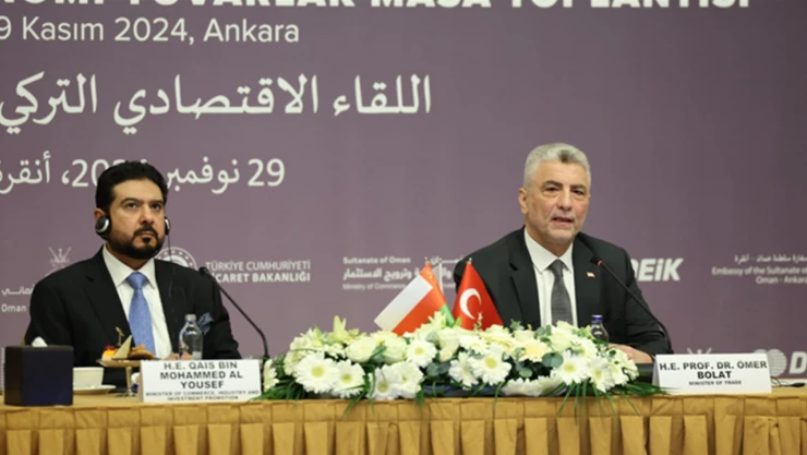 Bolat, Türkiye-Umman ekonomi yuvarlak masa toplantısına katıldı