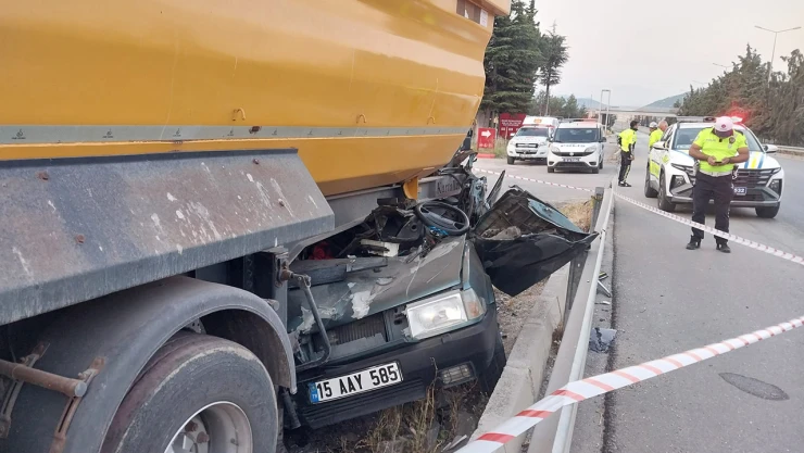 Bu kazada 1 kişi öldü, 1 kişi yaralandı