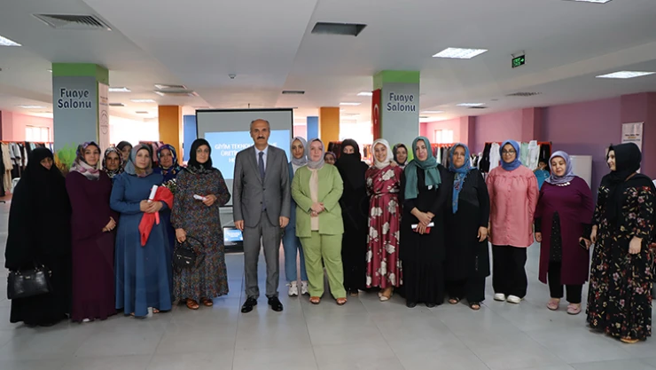 Bu kurs ile tekstil sektörüne kalifiye eleman yetişiyor