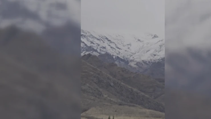 Bülbülan Yaylası beyaza büründü