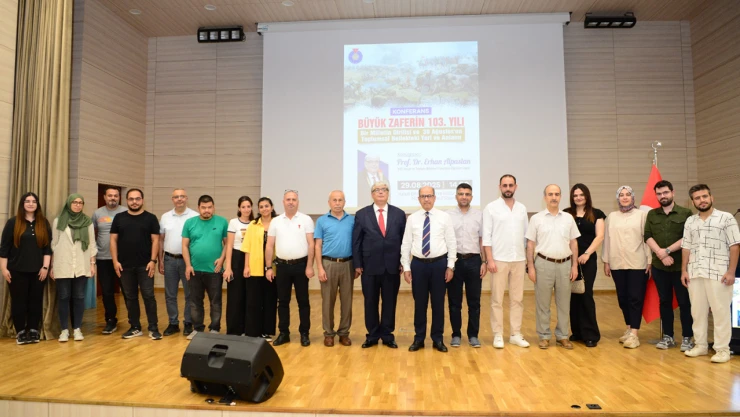 Büyük zaferin 103'üncü yılı anısına KSÜ'de program düzenlendi