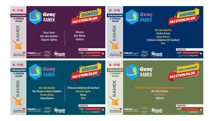 Büyükşehir'in ilçelerdeki yaz kurslarına başvurular sürüyor