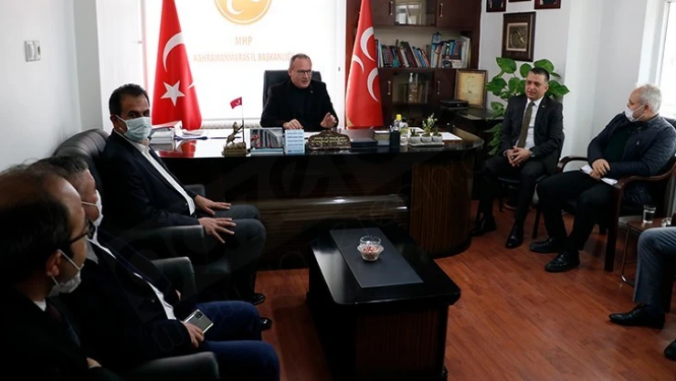 Çağlayanceritler Derneğinden MHP İl Başkanı Doğan'a ziyaret