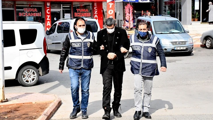 Çaldığı mazotun yere düşen damlalarından yakalandı