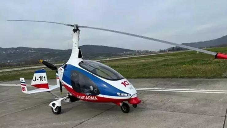 Cayrokopter, denetimlere destek verdi