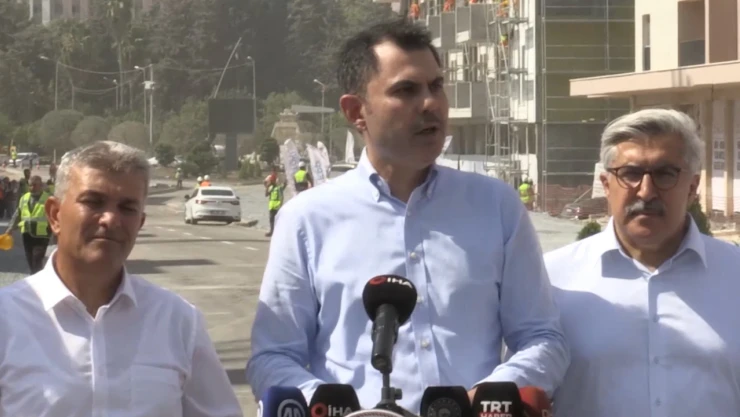 Çevre, Şehircilik ve İklim Değişikliği Bakanı Kurum, Hatay'da