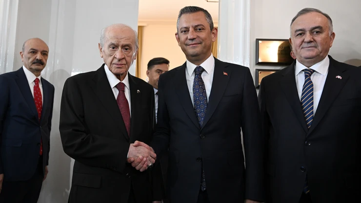 CHP Genel Başkanı Özel, MHP Genel Başkanı Bahçeli'yi görüşmesi