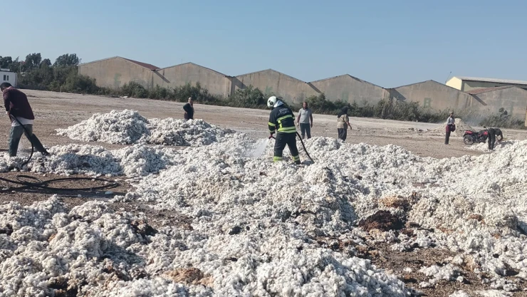 Çırçır fabrikası deposunda yangın çıktı
