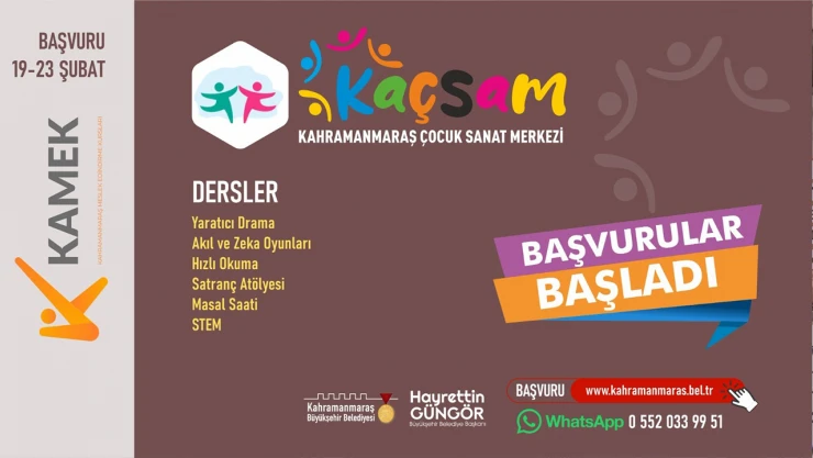 Çocuk Sanat Merkezi'nde yeni dönem başvuruları başladı!