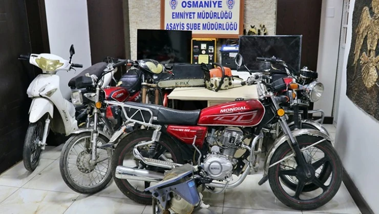 Çok sayıda çalıntı eşyanın bulunduğu evin sahibi gözaltına alındı
