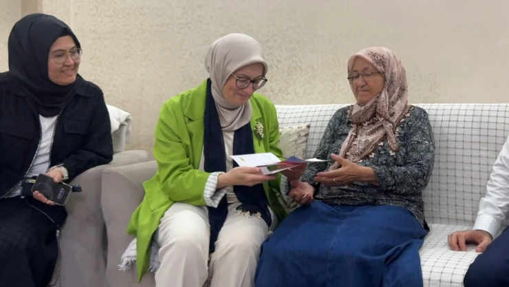 Cumhurbaşkanı Erdoğan'ın Terörsüz Türkiye mektubu şehit annesine ulaştı