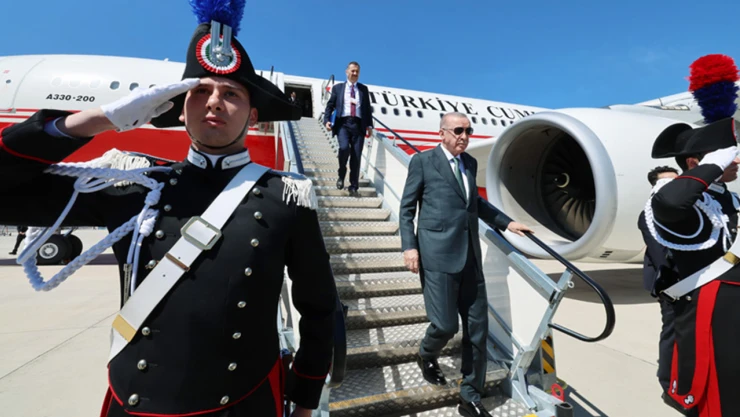 Cumhurbaşkanı Erdoğan İtalya'da