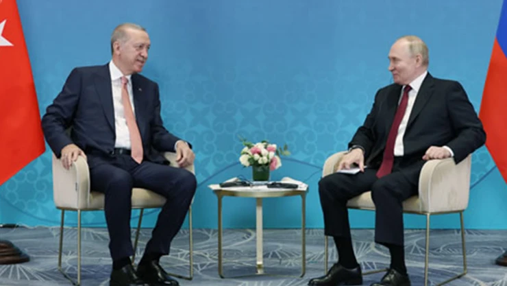 Cumhurbaşkanı Erdoğan, Putin ile görüştü