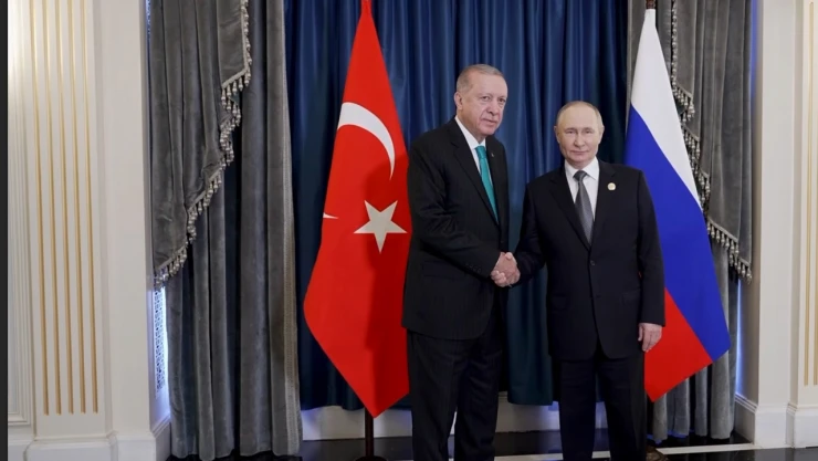 Cumhurbaşkanı Erdoğan, Rusya Devlet Başkanı Putin ile görüştü