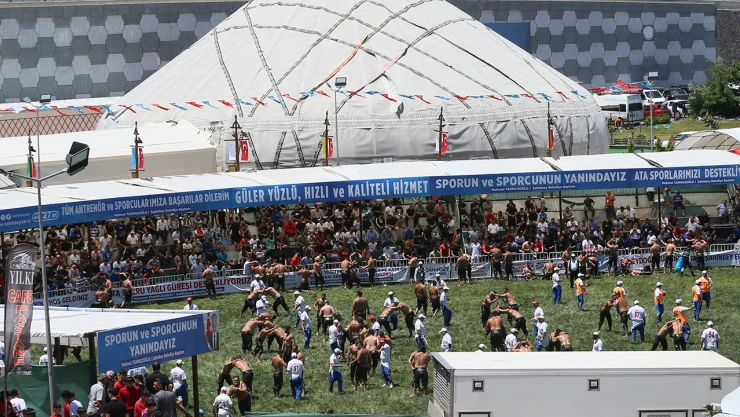 CW Enerji Türkiye Yağlı Güreş Ligi'nin 2. etabı başladı