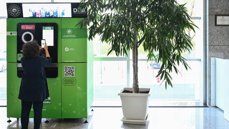 Depozito iade makineleri TBMM'de hizmete alındı