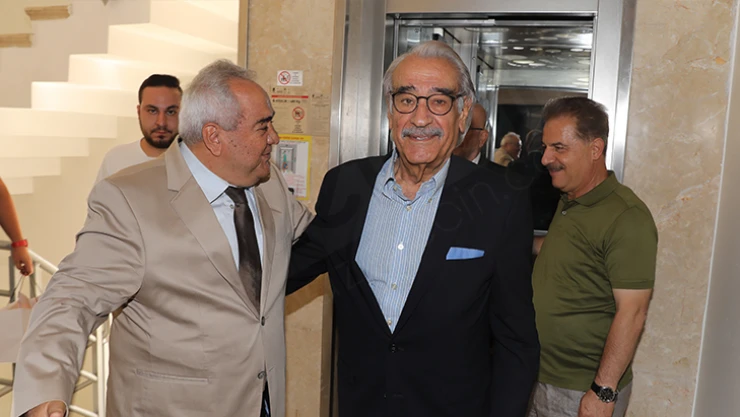 Devlet eski Bakanı Ali Doğan'dan KİÜ Rektörü Prof. Dr. Sami Özgül'e ziyaret