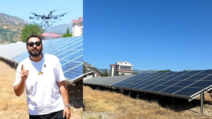 DGA Havacılık'tan yenilikçi hamle! GES temizliğinde drone dönemi başladı